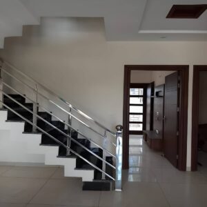 نرده استیل راه پله براق در کرمان