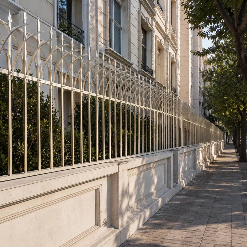نمونه اجرای نرده فلزی ساختمان در کرمان