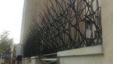 حفاظ نیزار فلزی پروژه نوساز کرمان